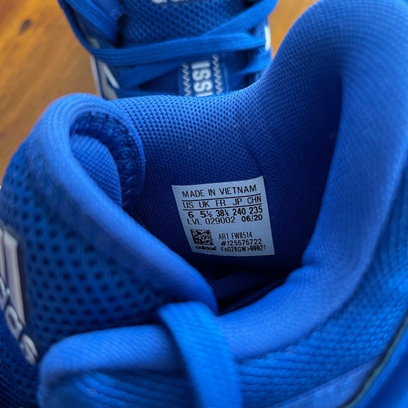 Blue adidas don sneakers women’s size 6 euc - Picture 4 of 5